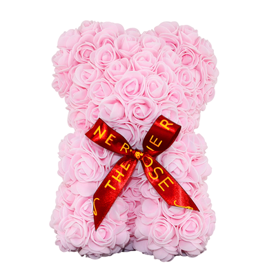 Mini Love Rose Bear 25cm - Light Pink