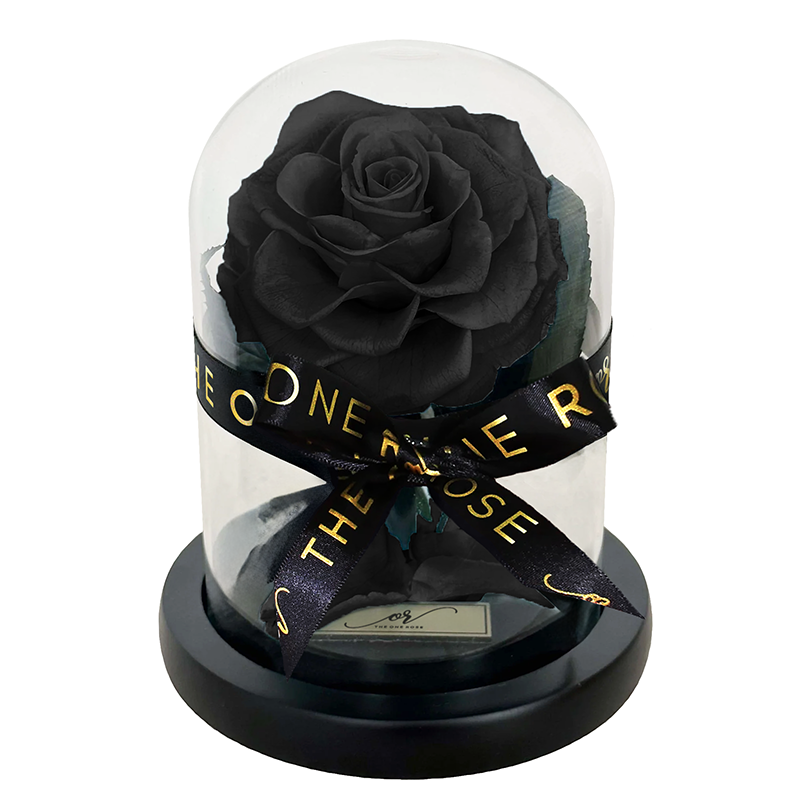 Mini Forever Rose - Black