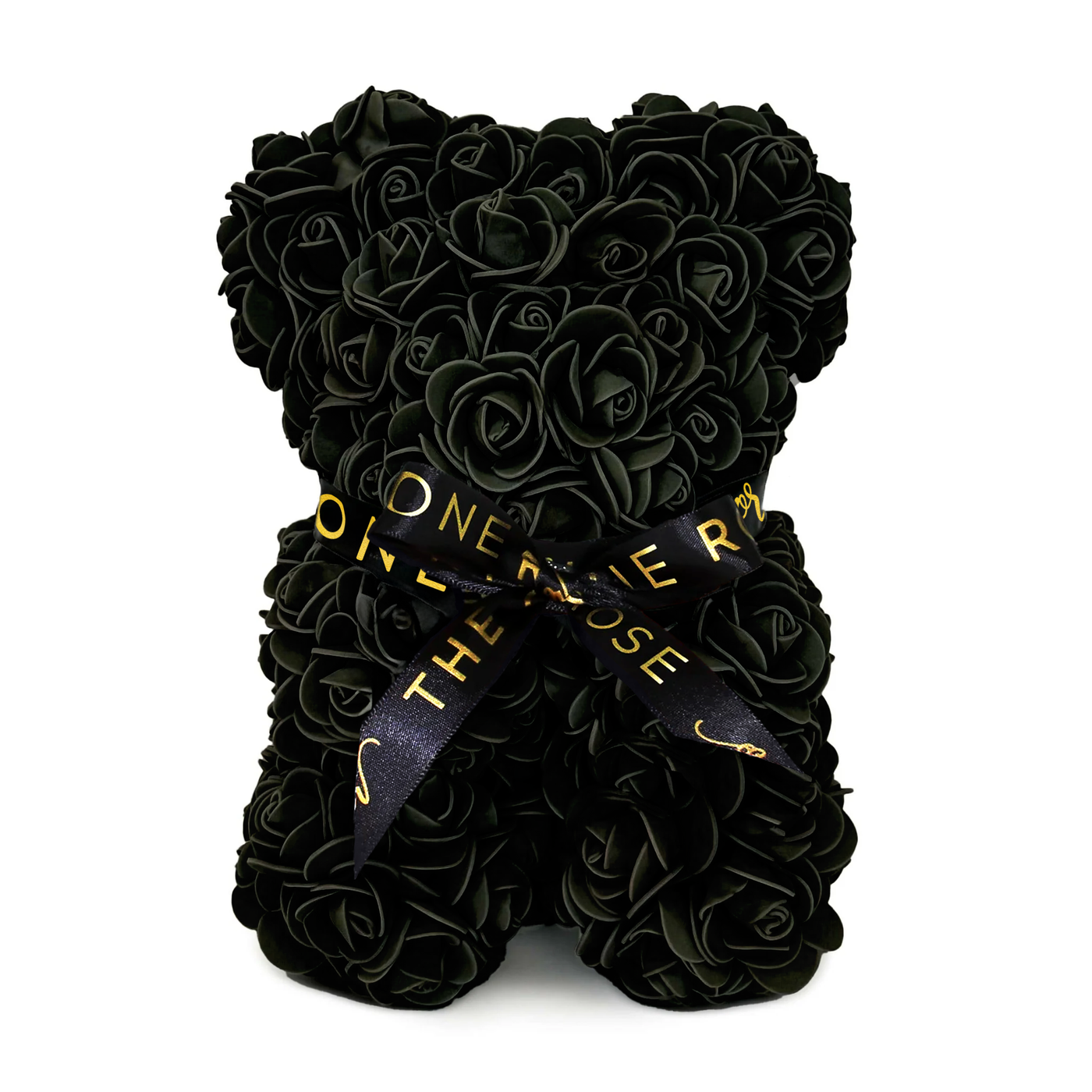 Mini Rose Bear 25cm - Black