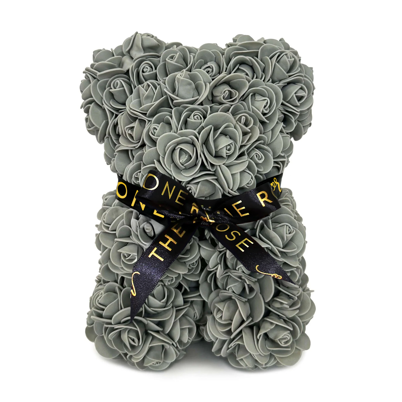 Mini Rose Bear 25cm - Grey