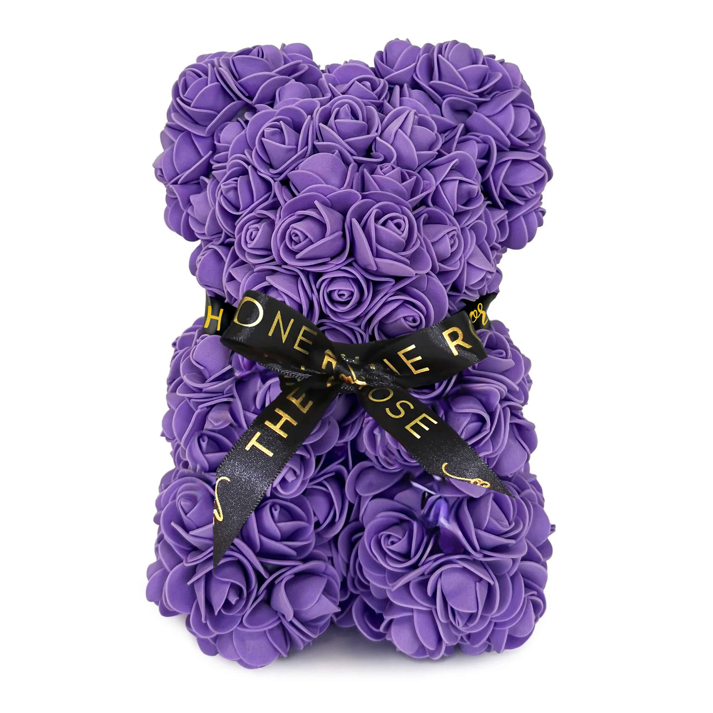 Mini Rose Bear 25cm - Purple