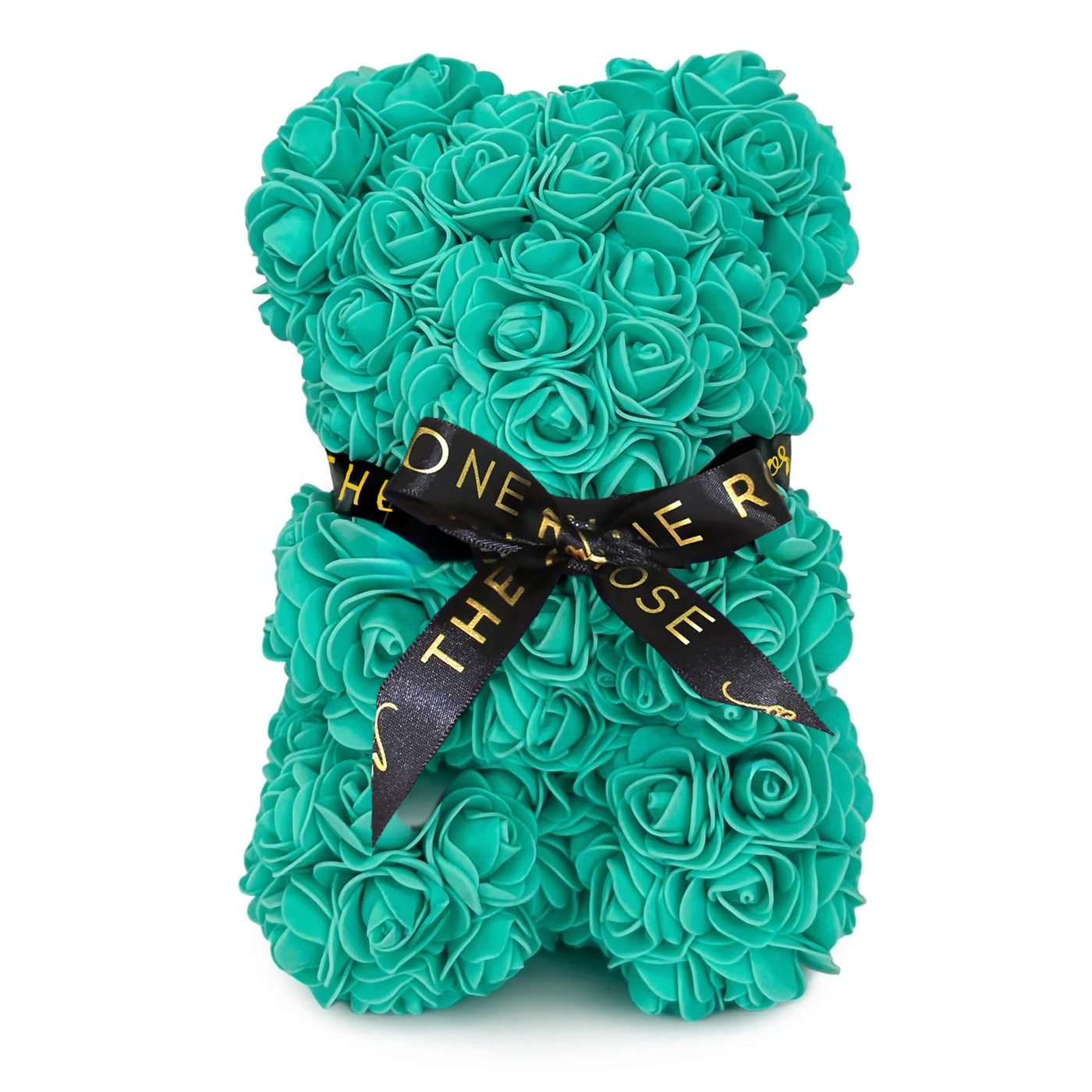 Mini Rose Bear 25cm - Turquoise