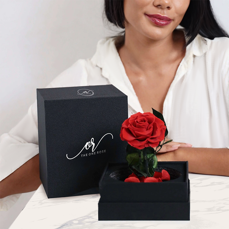 Mini Forever Rose - Black