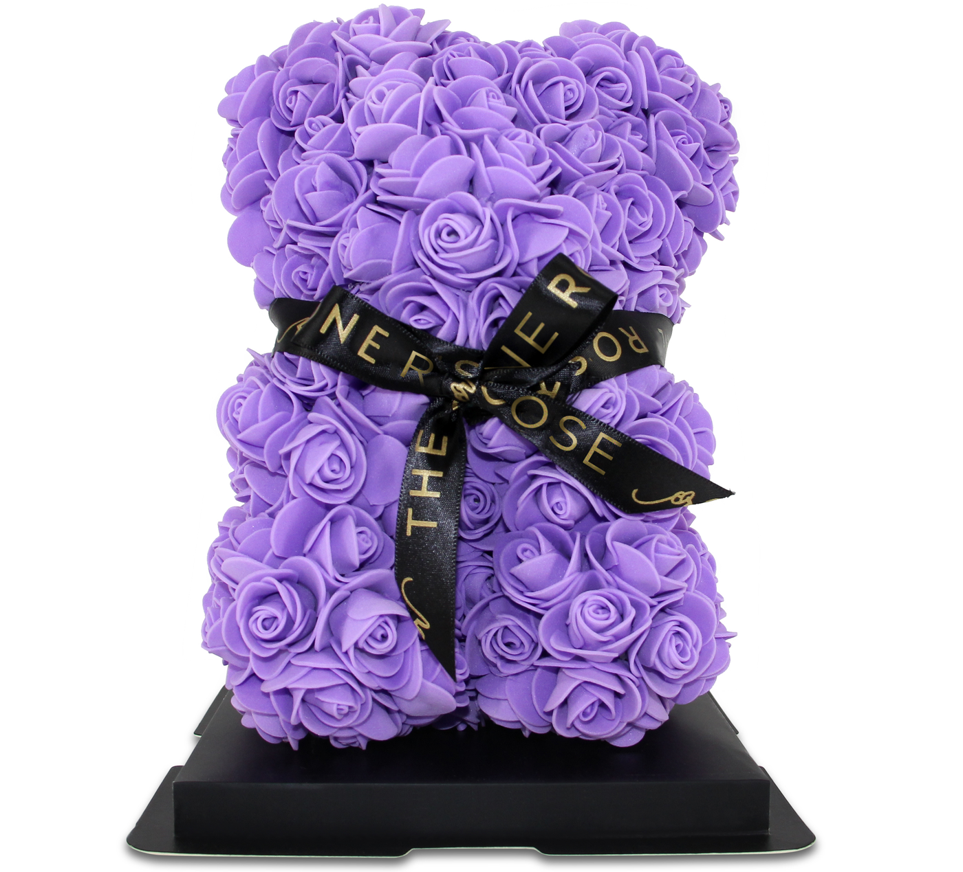 Mini Rose Bear 25cm - Purple