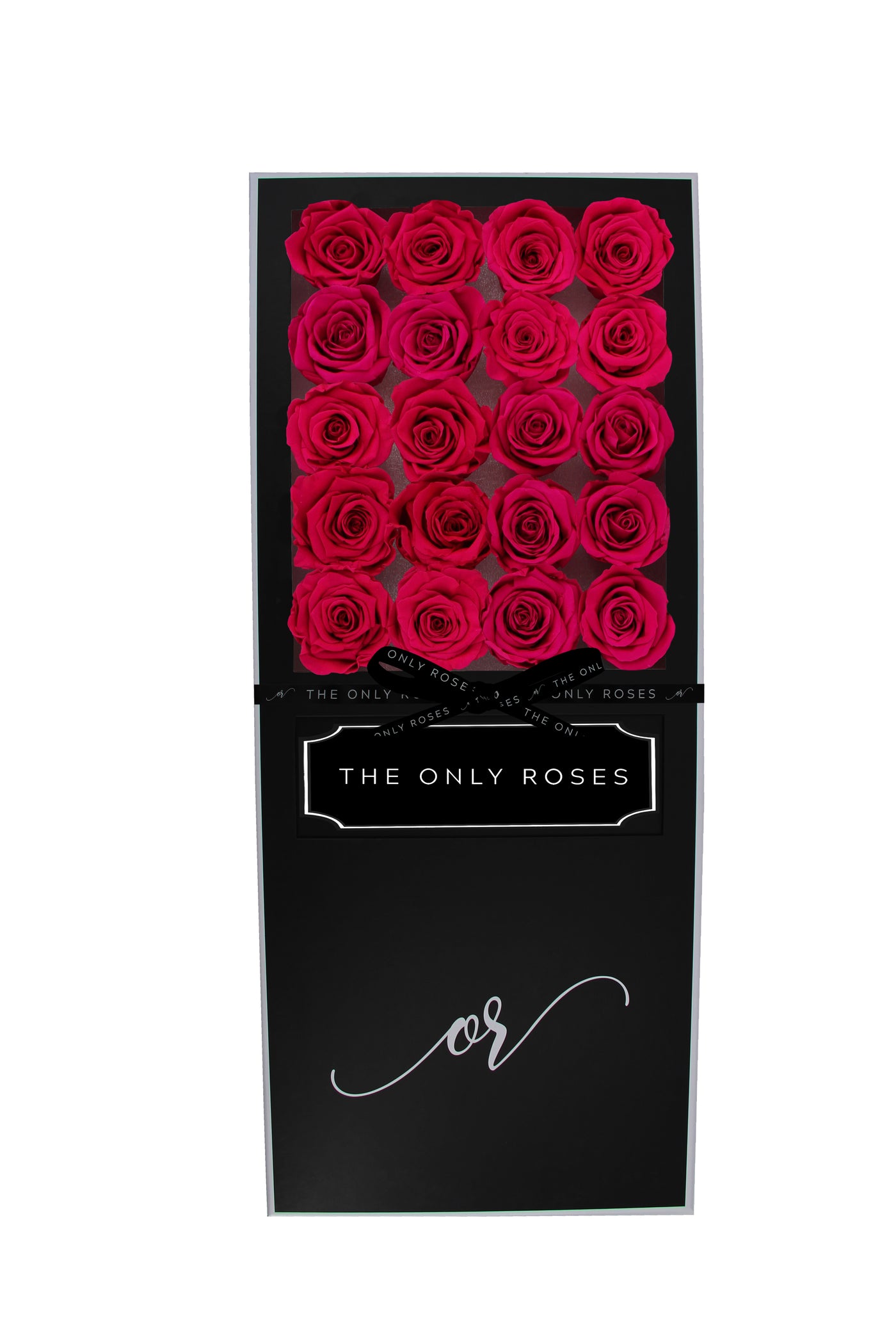 Signature Luxury Forever Rose Black Box - Rosy Pink