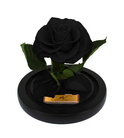 Mini Forever Rose - Black