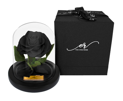 Mini Forever Rose - Black