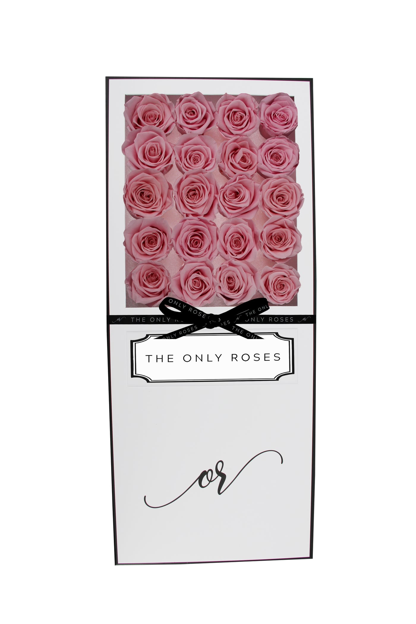 Signature Luxury Forever Rose Black Box - Sakura Pink