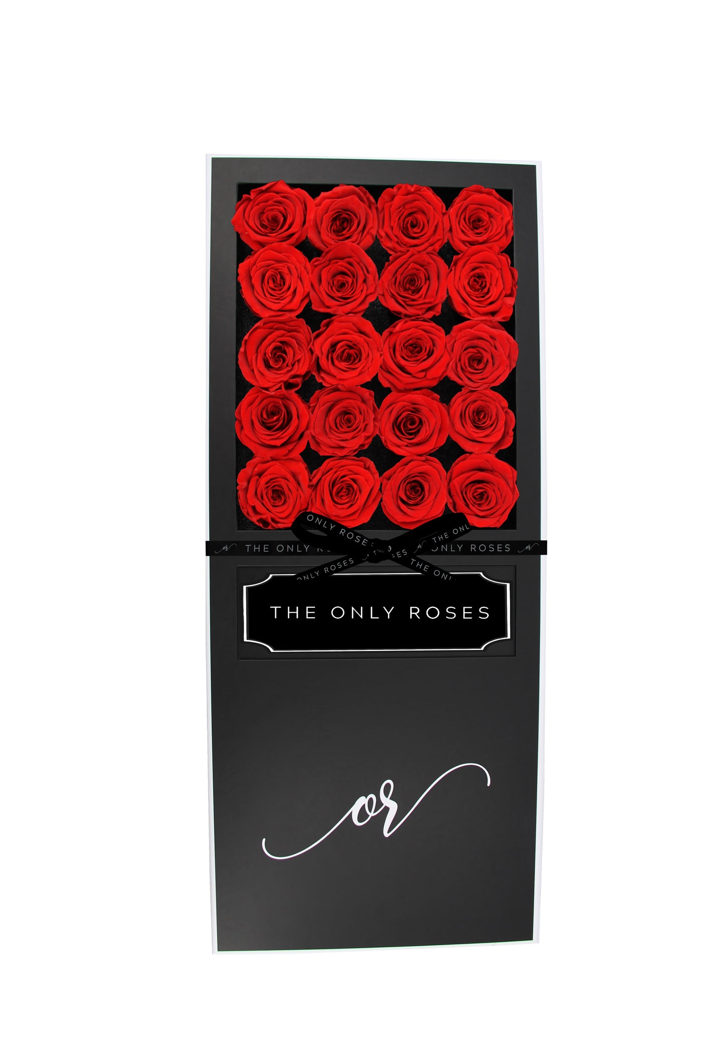 Signature Luxury Forever Rose Black Box - Red