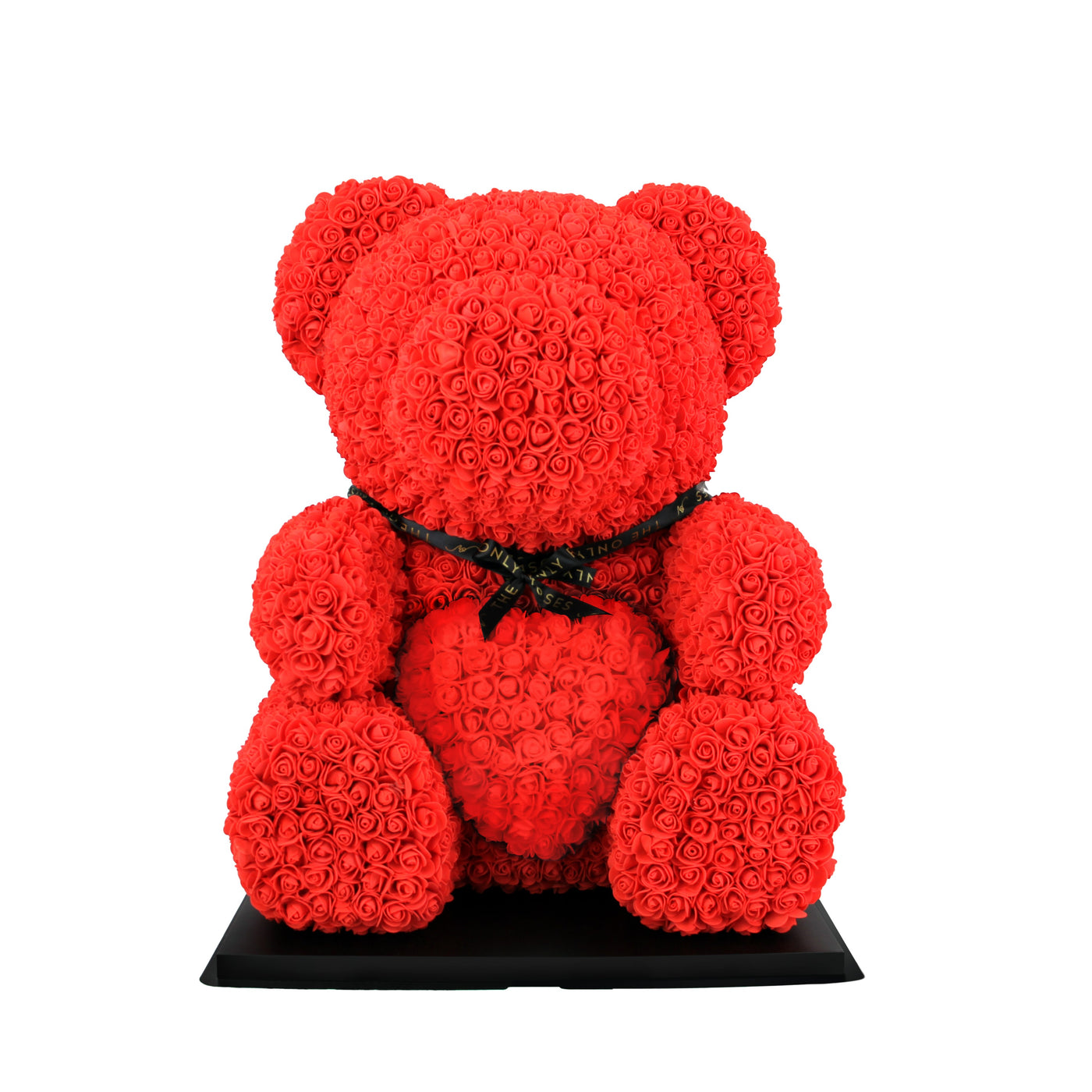 Giant Luxe Rose Bear - Red (BRISBANE ONLY)