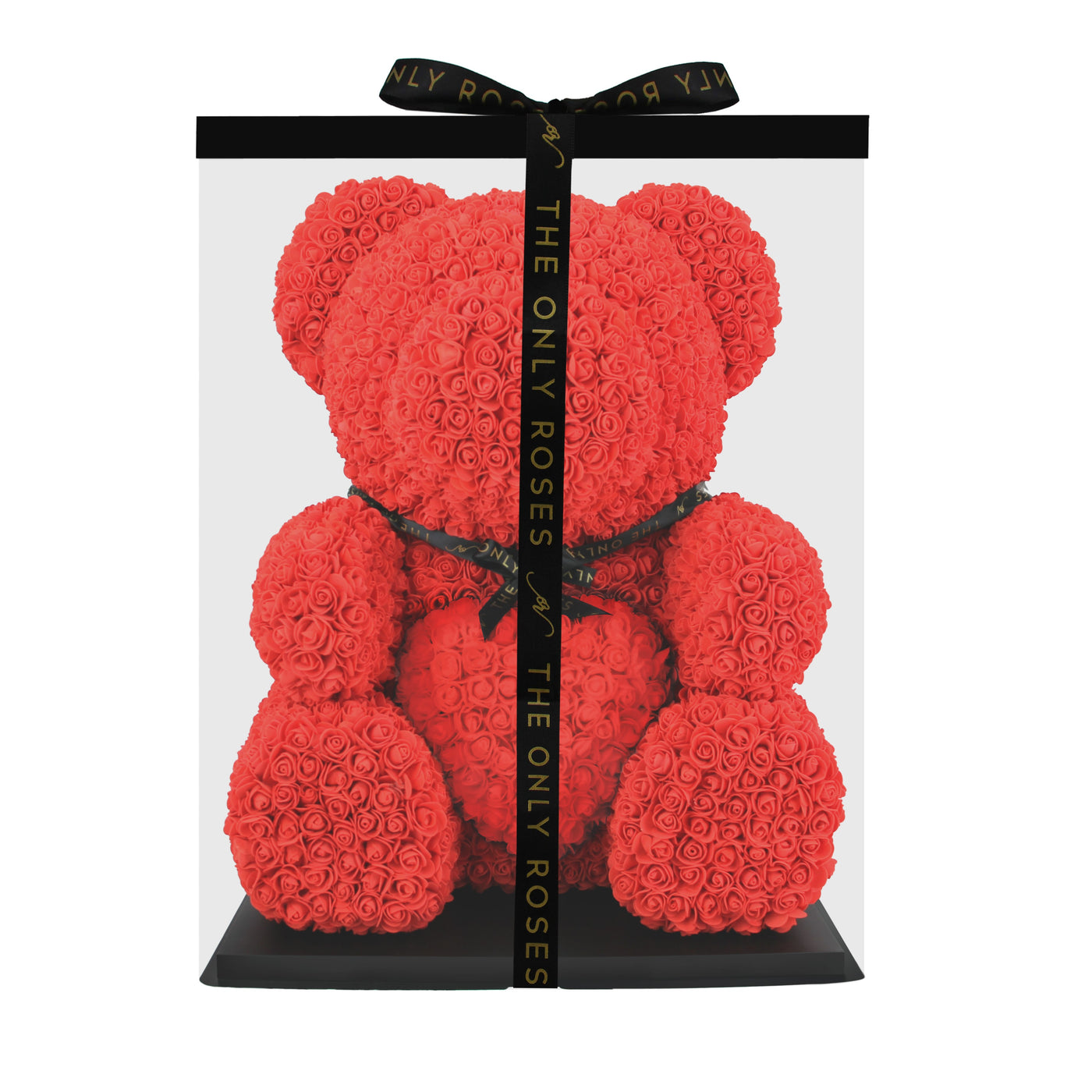 Giant Luxe Rose Bear - Red (BRISBANE ONLY)