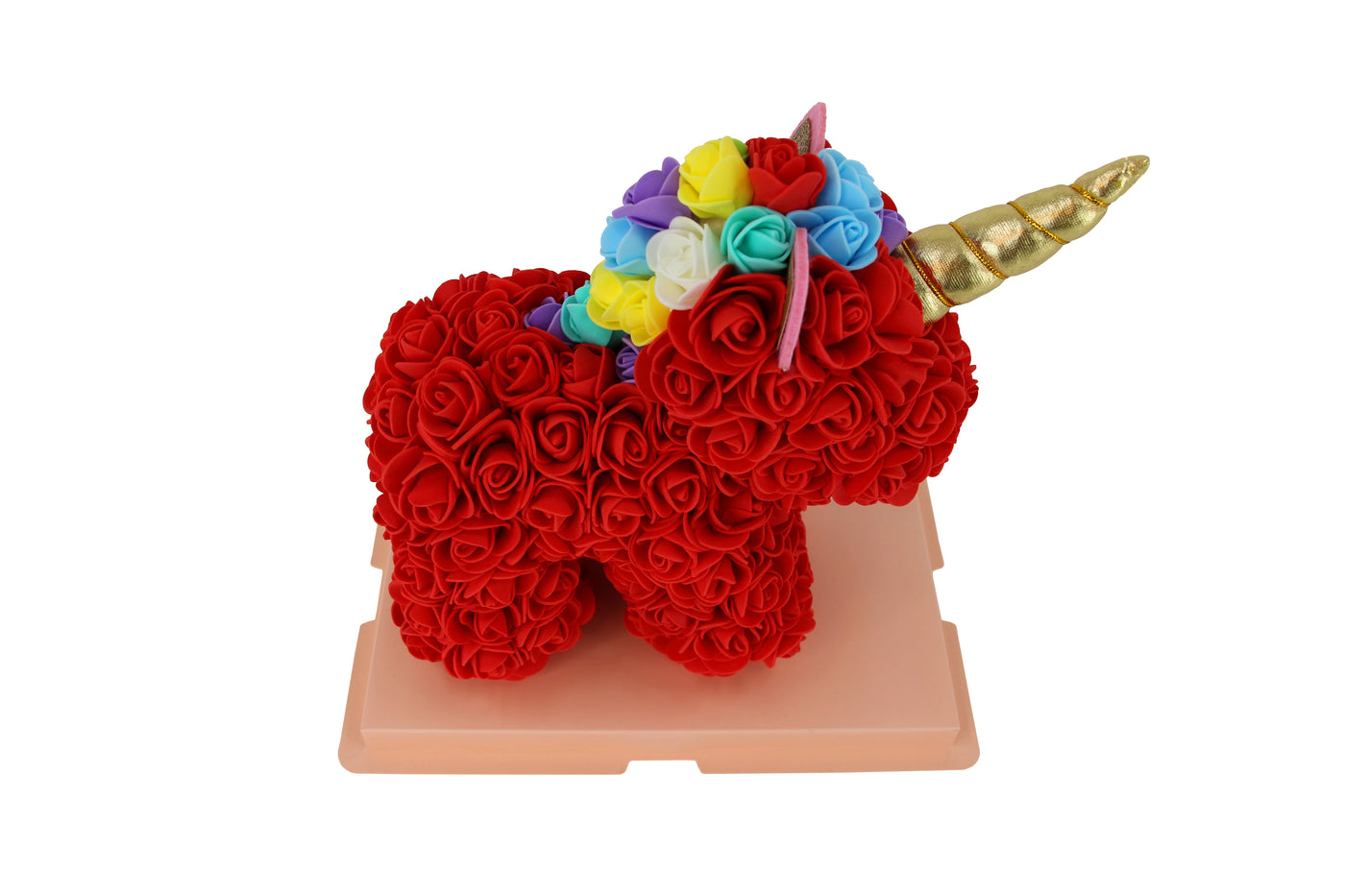 Small Rose Unicorn - Red