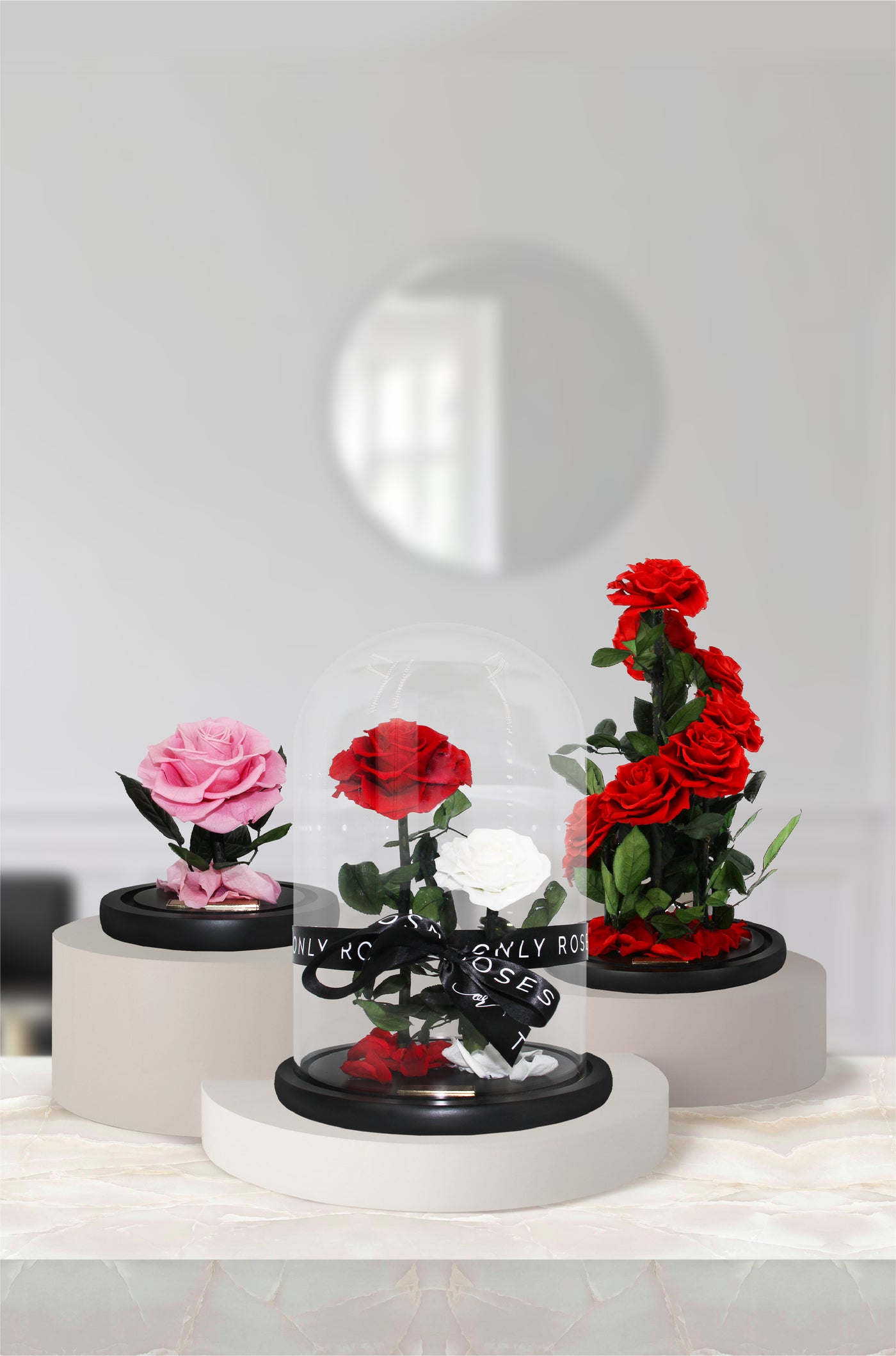 Mini Forever Rose - Black